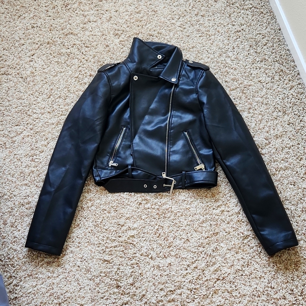 Women's Punky Faux Leather Jacket by Forever 21
